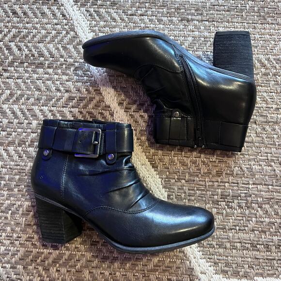 Josef Seibel Heeled Bootie Sz 37/6-6.5 - Picture 1 of 7
